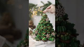 Albero di Natale con biscotti di pan di zenzero Divertiti a cucinare facilecondecora shortvideo [upl. by Arva]