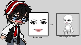 Making Roblox faces in Gacha club Part 2 [upl. by Fira903]