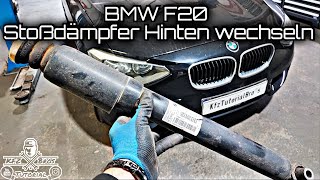 BMW F20 F21  Stoßdämpfer Hinten wechseln  Stoßdämpfer undicht  Drehmomentwerte  Shock Absorber [upl. by Otrebire]