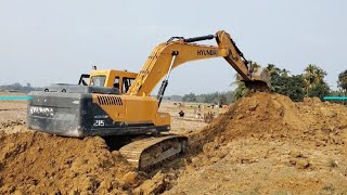 JCB Backhoe Loader Cutting Land for New Landly Road Construction jcb3dx [upl. by Hardy]