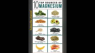 Top foods for magnesiumBest sources of magnesium [upl. by Yekcim]