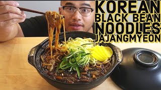 COOK amp EAT  JAJANGMYEON  KOREAN BLACK BEAN NOODLES [upl. by Llertak145]