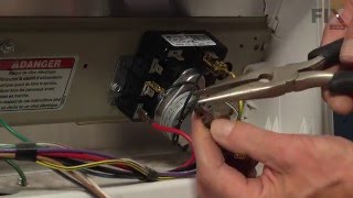 Whirlpool Dryer Repair – How to replace the Timer  60Hz [upl. by Laurette253]