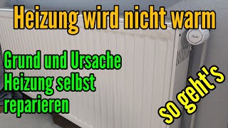 Heizungsventil klemmt  Heizung wird nicht warm  So Ventil von Heizung gangbar machen [upl. by Rawna]