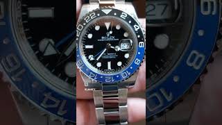 Batmans watch Rolex GMT BatMan [upl. by Elynad]