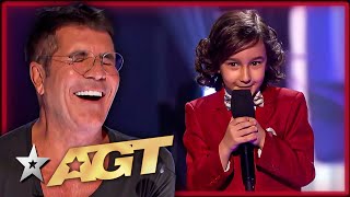 CHEEKY Kid ROASTS The Judges on Americas Got Talent [upl. by Frazier]