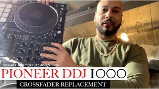 How To Replace The Crossfader On The Pioneer DDJ10001000 SRTSerato versionRepairFixReplacement [upl. by Ariahay]