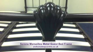 Serene Marseilles Metal Guest Bed Frame [upl. by Hunsinger]