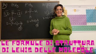 Le formule di struttura di Lewis delle molecole Lezione 7 [upl. by Ahsietal271]