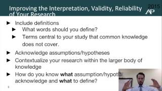 Lesson 4 Definitions Assumptions and Hypothesis [upl. by Victorine]