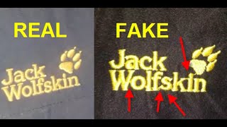 Real vs Fake Jack Wolfskin jacket How to spot counterfeit Jack Wolfskin [upl. by Astto905]