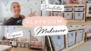 COMPLETE PLAYROOM MAKEOVER Declutter amp Organise with Me Storage amp Organising Hacks STEPH PASE [upl. by Navak]