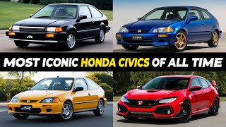 Discover the 5 Most POPULAR Honda Civic Models You Need to Know [upl. by Atiuqahs]