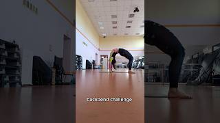 try this backbend challenge 🤸🏻 challenge backbend растяжка [upl. by Slade]