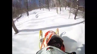 Freeride 137 deep snow wheelie hill climb [upl. by Arzed]