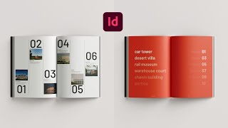 Portfolio Table of Contents for Architects InDesign Tutorial [upl. by Edialeda]