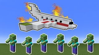 My Plane Crashed In A Zombie Apocalypse Hypixel [upl. by Siddra494]