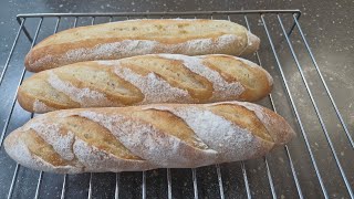 냉장발효 바게트 만들기 Making Refrigerated Fermented Baguettes [upl. by Enrichetta398]