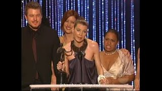 Greys Anatomy wins at the 2007 Screen Actors Guild Awards Jan 28 2007 [upl. by Adnalue]