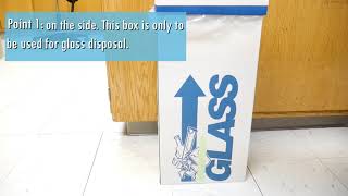 Water Sciences Laboratory Tutorial Glass Disposal [upl. by Enomahs]