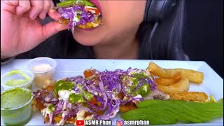 ASMR PHAN BITES ONLY FRIED PORK GIANT YUCA ASMR [upl. by Svetlana]