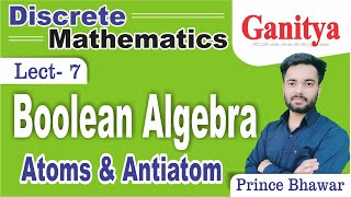 Atom and Antiatom in Boolean Algebra  Hasse Diagram of D110  IN HINDI  Boolean Algebra  Lect 7 [upl. by Mirelle]