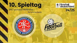 UHC Sparkasse Weißenfels vs TV Schriesheim  10 Spieltag  1 FloorballBL Herren 2425 [upl. by Aisad]