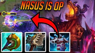 WILD RIFT NASUS IS GIGA BROKEN WITH NEW BUILD S TIER WILD RIFT PATCH 31 NASUS [upl. by Godrich]