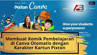 Membuat Komik di Canva Otomatis dengan Karakter Kartun Pixton [upl. by Spaulding]