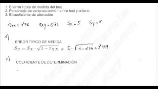 VALIDEZ COEFICIENTE DE DETERMINACIÓN Y COEFICIENTE DE ALIENACIÓN [upl. by Aiceila]