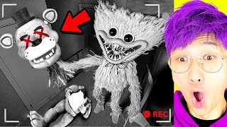 POPPY PLAYTIME IN REAL LIFE HUGGY WUGGY  FIVE NIGHTS AT FREDDYS ATTACKED US [upl. by Thorner905]