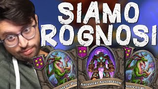 SIAMO ROGNOSI  Hearthstone Battlegrounds Ita [upl. by Charlot357]