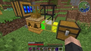 Feed the Beast Ep21 Apiarist Pipes [upl. by Ainos316]