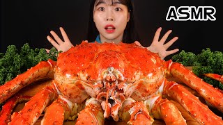 ASMR🦀 대왕 킹크랩 4KG 제일 큰 사이즈 먹방 MUKBANG SEAFOOD GIANT KING CRAB EATING SOUND [upl. by Bluh784]