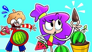 Watermelon Remix Song 🍉🎶🍉 Funny English for Kids funny kids [upl. by Ernestine]