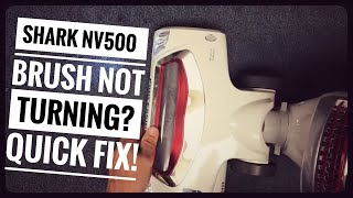 Vacuum Repairman shows Shark NV500 brush roll failure quick fix How to [upl. by Atinna822]