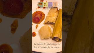 COCINA FACIL  TAMALES DE PHILADELPHIA CON MERMELADA DE FRESA 1minuto tamaldulce cocinafacil [upl. by Ruttger394]