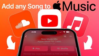 How to add ANY Song to Apple Music [upl. by Nytsuj]