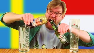 Heineken 🇳🇱 vs Norrlands Guld 🇸🇪  Beer Battle [upl. by Acinorrev]