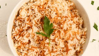 How To Cook Lebanese Rice  Turkish Rice [upl. by Sim]