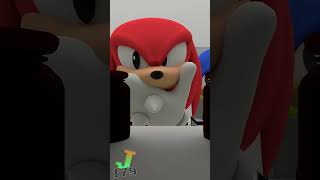 KNUCKLES JUST CHOOSE A SPAGHETTI SAUCE 3D Animation shorts [upl. by Aitnahc348]