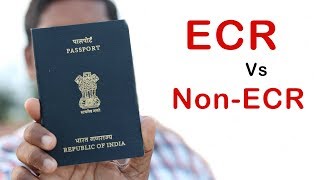 ECR vs Non ECR in Indian Passport  Complete Guide  Help in Tamil [upl. by Matthiew]