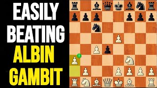 Beat Albin Countergambit Easily Whites SIMPLE Guide [upl. by Simara946]