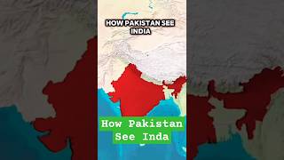 How different countries see India map indiamap india loc indiapakistan lineofcontrol worldmap [upl. by Yur]