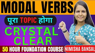 MODAL VERBS IN ENGLISH GRAMMAR  CONCEPT EXAMPLES  MODAL VERBS  NIMISHA BANSAL [upl. by Otreblada819]