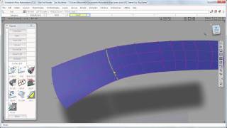 Autodesk Alias 2012 Planarize Hull [upl. by Ayahsey]