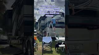 Sunday Funday preroad trip RV wash EmptyEsther TiffinBus [upl. by Arela]