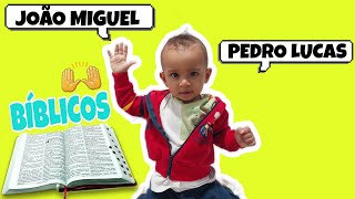 Nomes masculinos COMPOSTOS bíblicos lindos nomes de bebê masculino bíblico [upl. by Ahsietal426]