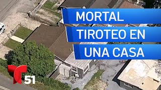 Mortal tiroteo en una casa de MiamiDade [upl. by Sikras]