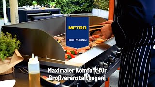 METRO Professional BBQ 6 Brenner Gaskocher [upl. by Anaz]